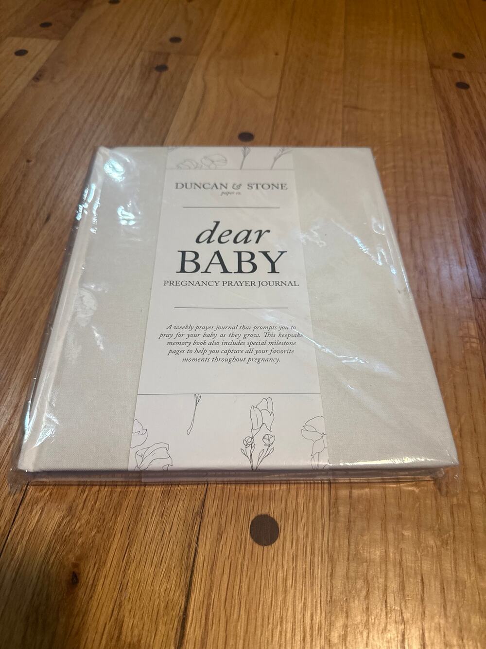 NEW Duncan & Stone Paper Co. childhood memory book Dear Baby White